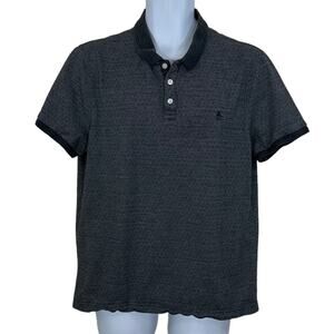 Original Penguin Munsingwear Heritage Slim Fit Polo Sz XL Grey Cotton